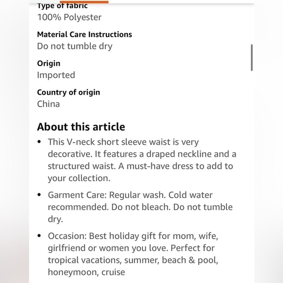 NWT, CUPSHE V-Neck, Open-BACK, Waisted Romper w/Skort, Adorable, Size Medium - Picture 6 of 9